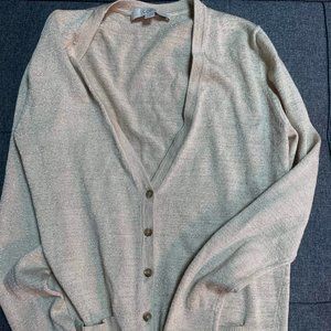 Loft gold/cream cardigan